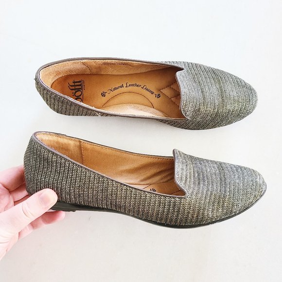 Sofft Shoes - Sofft belden gold metallic loafer